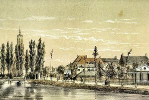 Begin Buitenwatersloot rond 1850